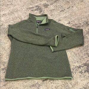 Patagonia Women's Green Better Sweater Quarter zip